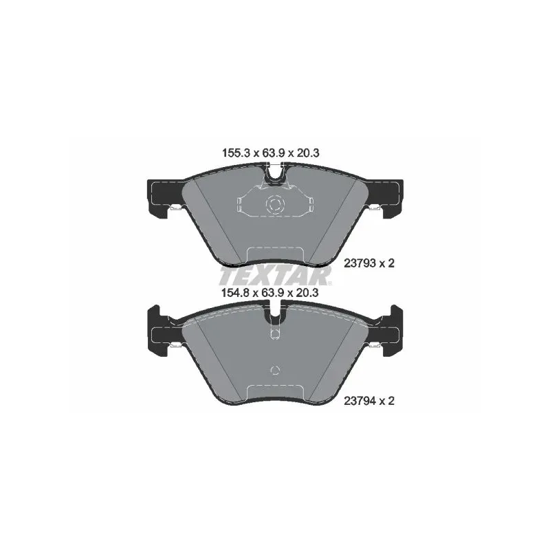 TEXTAR 2379301 Juego de pastillas de freno