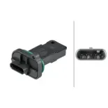 HELLA 8ET 358 095-441 Medidor de la masa de aire