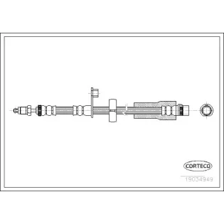 CORTECO 19034949 Tubo flexible de frenos