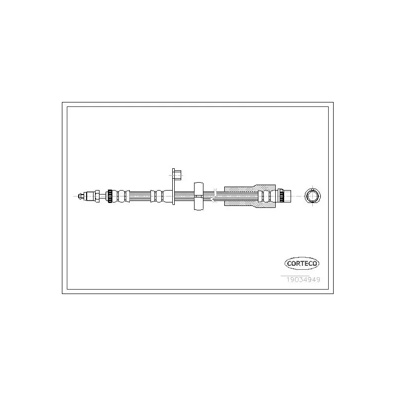 CORTECO 19034949 Tubo flexible de frenos