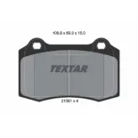 TEXTAR 2138102 Juego de pastillas de freno