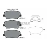 TEXTAR 2575701 Juego de pastillas de freno