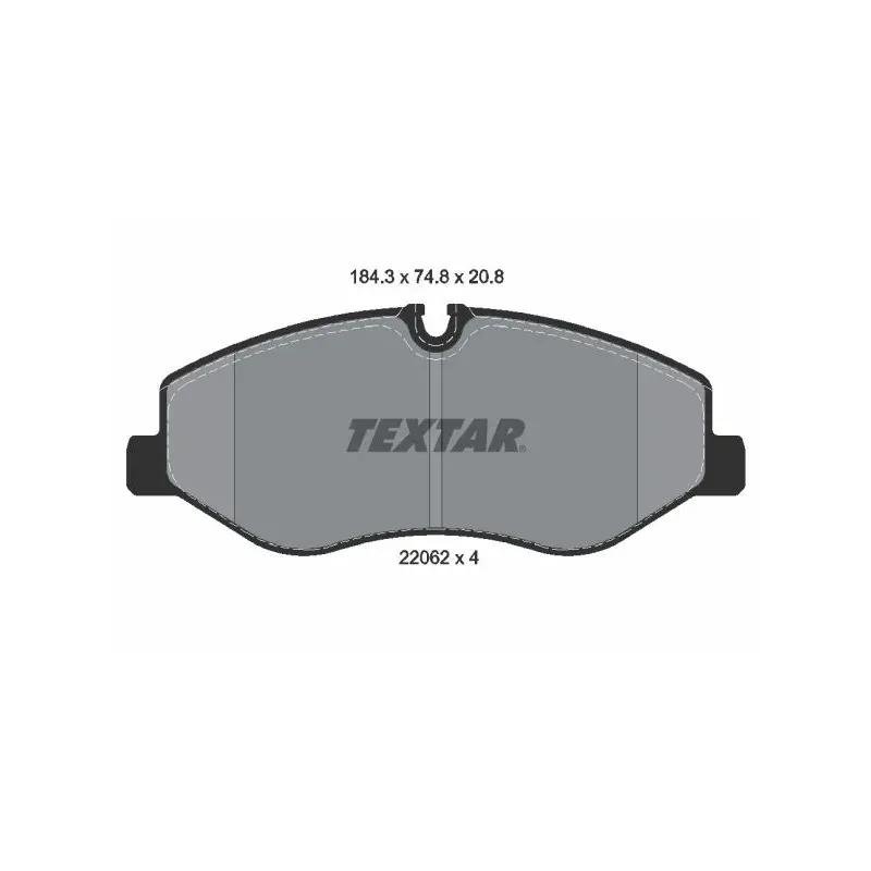 TEXTAR 2206201 Juego de pastillas de freno