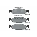 TEXTAR 2363101 Juego de pastillas de freno