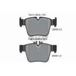 TEXTAR 2242301 Juego de pastillas de freno