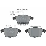 TEXTAR 2374601 Juego de pastillas de freno