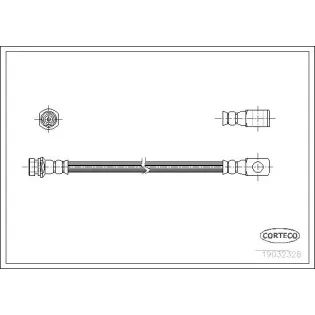 CORTECO 19032328 Tubo flexible de frenos