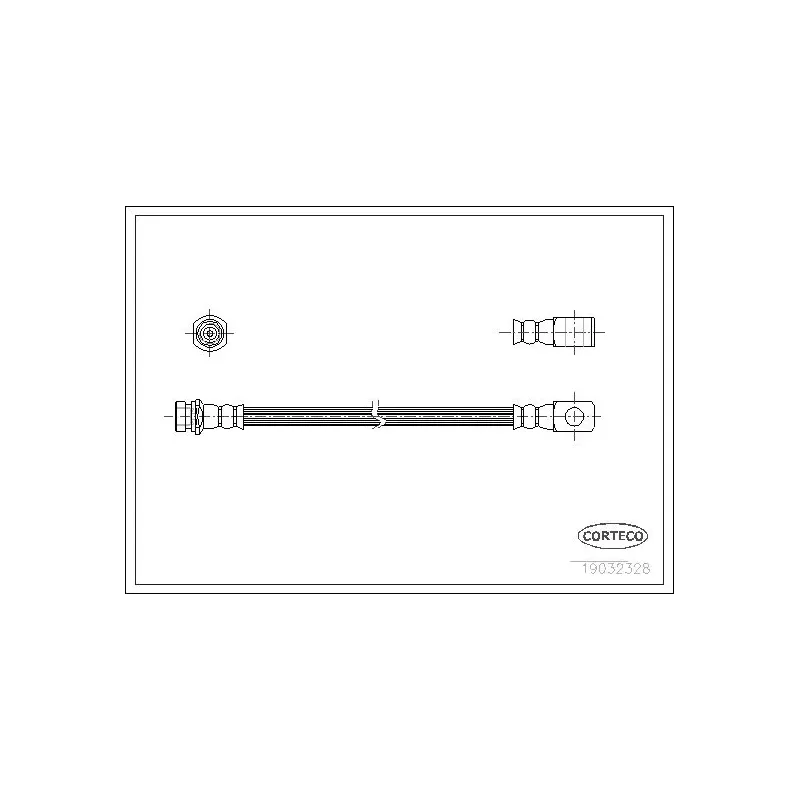 CORTECO 19032328 Tubo flexible de frenos