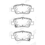 JURID 572601J Juego de pastillas de freno