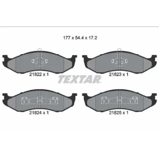 TEXTAR 2182202 Juego de pastillas de freno