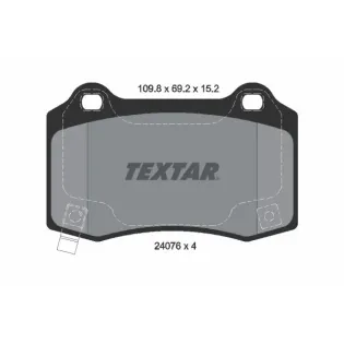 TEXTAR 2407601 Juego de pastillas de freno