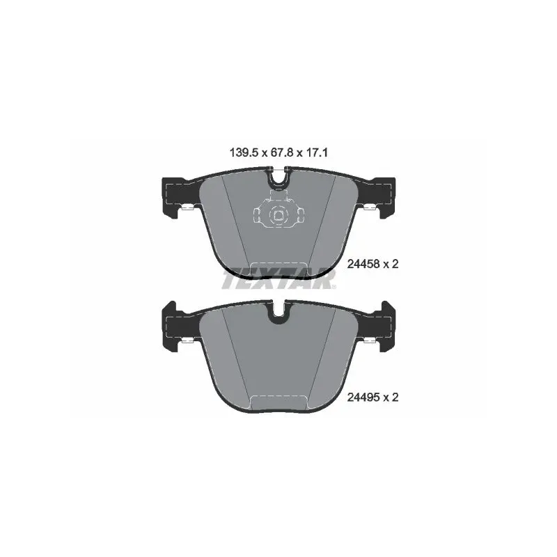 TEXTAR 2445801 Juego de pastillas de freno