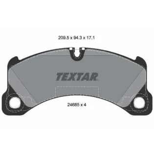 TEXTAR 2468501 Juego de pastillas de freno