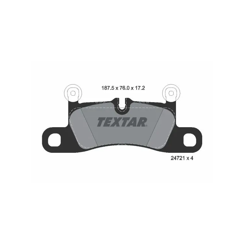 TEXTAR 2472101 Juego de pastillas de freno