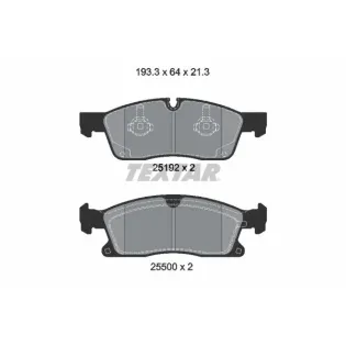 TEXTAR 2519202 Juego de pastillas de freno