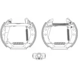 TEXTAR 84018202 Juego de zapatas de frenos