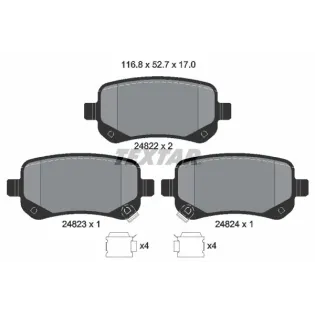 TEXTAR 2482201 Juego de pastillas de freno