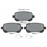 TEXTAR 2482201 Juego de pastillas de freno