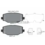 TEXTAR 2537601 Juego de pastillas de freno