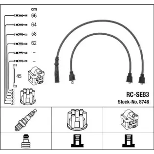 NGK 8748 Juego de cables de encendido