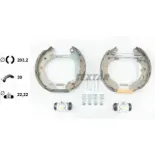 TEXTAR 84052800 Juego de zapatas de frenos