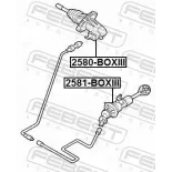 FEBEST 2581-BOXIII Cilindro maestro, embrague