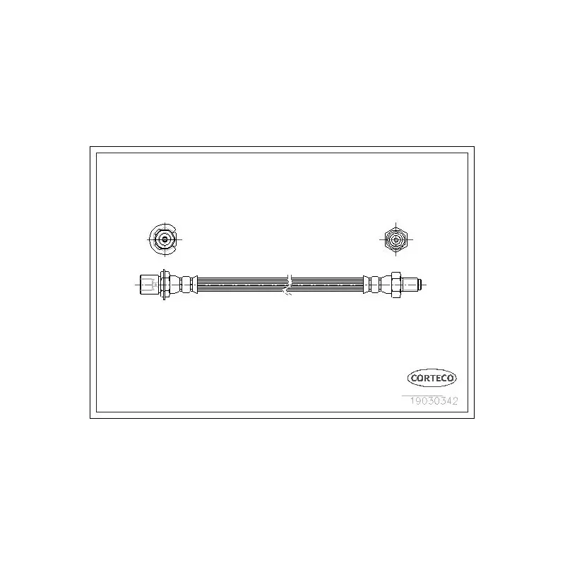 CORTECO 19030342 Tubo flexible de frenos