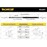 MONROE ML5691 Muelle neumático, maletero/compartimento de carga