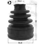 FEBEST 0415-CWRT Fuelle, árbol de transmisión