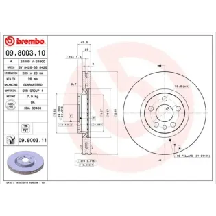 AP 24800 Disco de freno