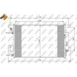 NRF 35872 Condensador, aire acondicionado