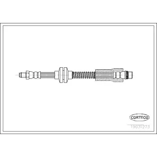 CORTECO 19031273 Tubo flexible de frenos
