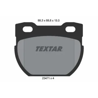 TEXTAR 2347101 Juego de pastillas de freno