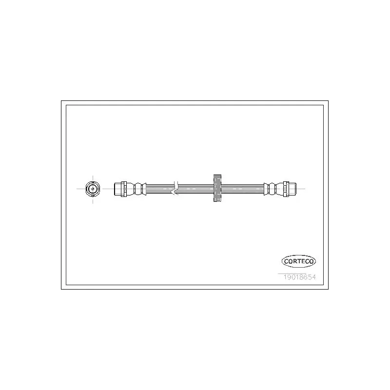 CORTECO 19018654 Tubo flexible de frenos