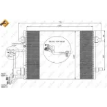 NRF 35199 Condensador, aire acondicionado