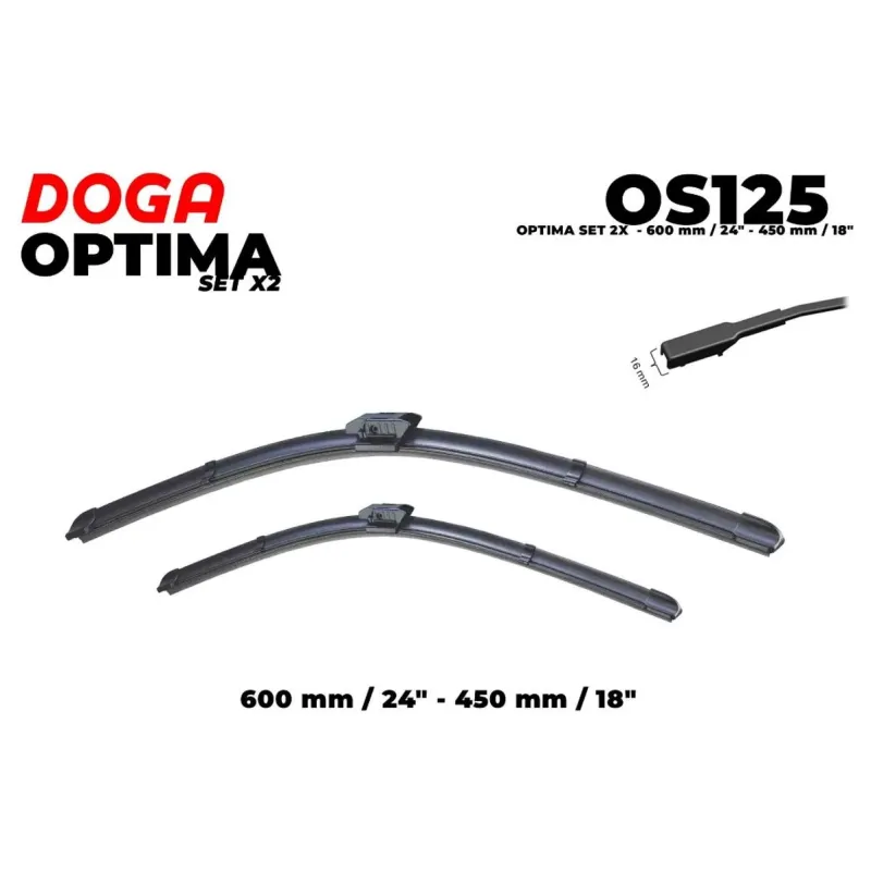 DOGA OS125 Limpiaparabrisas