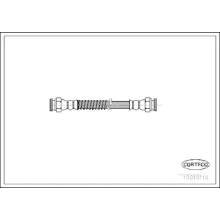 CORTECO 19019119 Tubo flexible de frenos