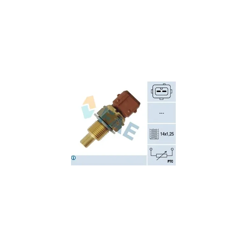 FAE 33793 Sensor, temperatura del refrigerante