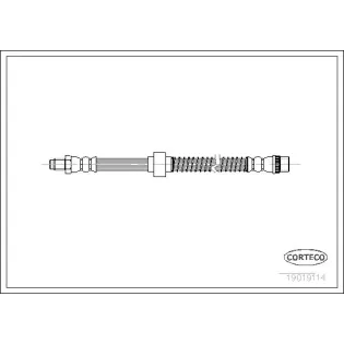 CORTECO 19019114 Tubo flexible de frenos