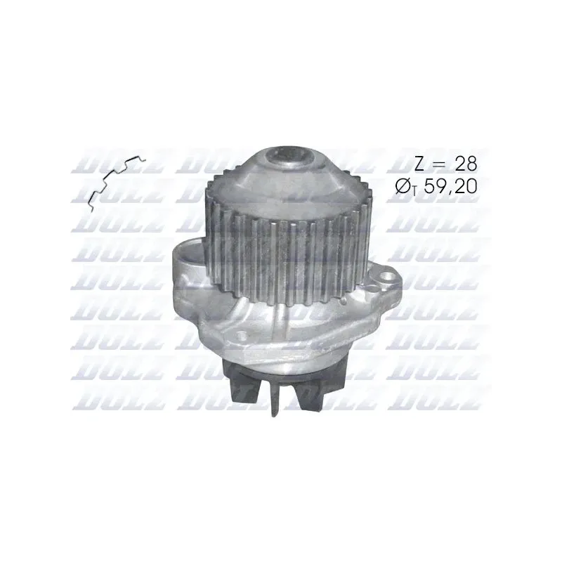DOLZ C123 Bomba de agua, refrigeración del motor