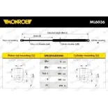 MONROE ML6036 Muelle neumático, maletero/compartimento de carga