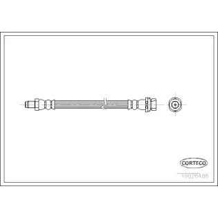 CORTECO 19026486 Tubo flexible de frenos