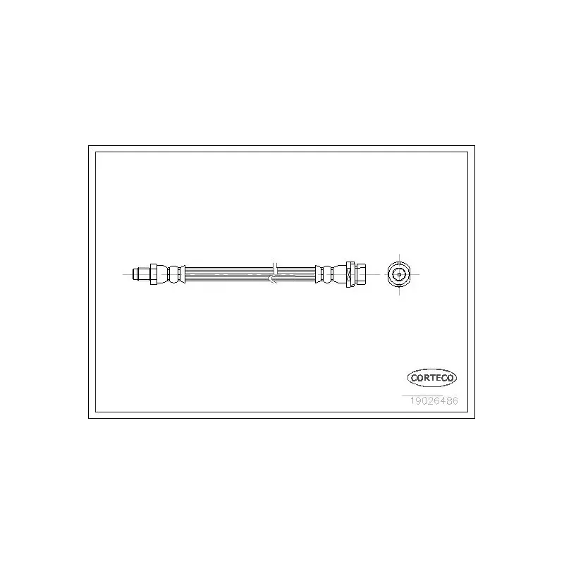 CORTECO 19026486 Tubo flexible de frenos