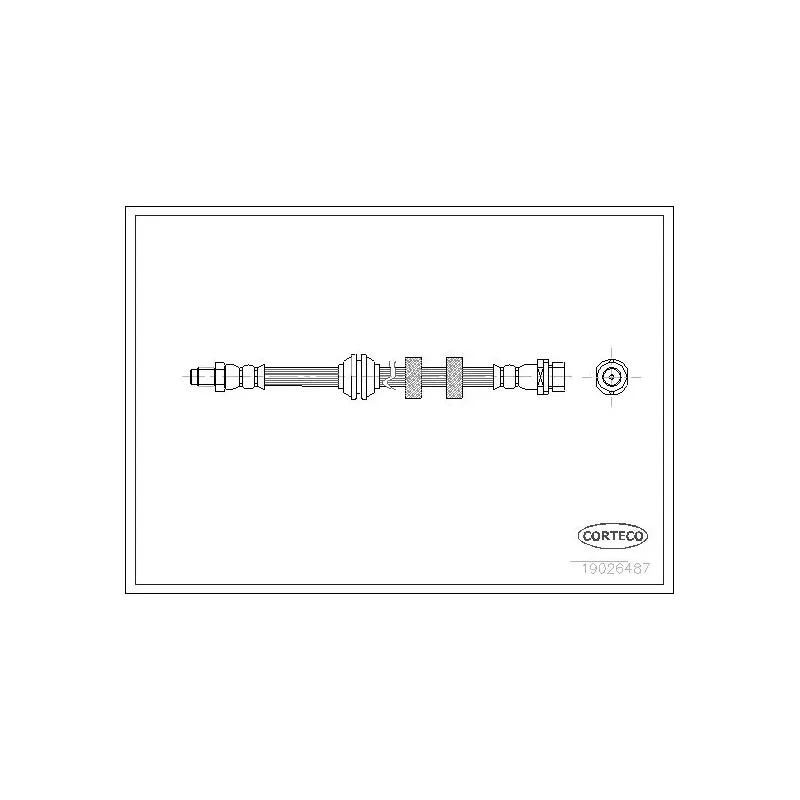 CORTECO 19026487 Tubo flexible de frenos