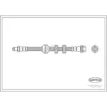 CORTECO 19026487 Tubo flexible de frenos