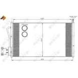 NRF 35345 Condensador, aire acondicionado