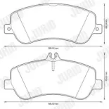 JURID 573321J Juego de pastillas de freno