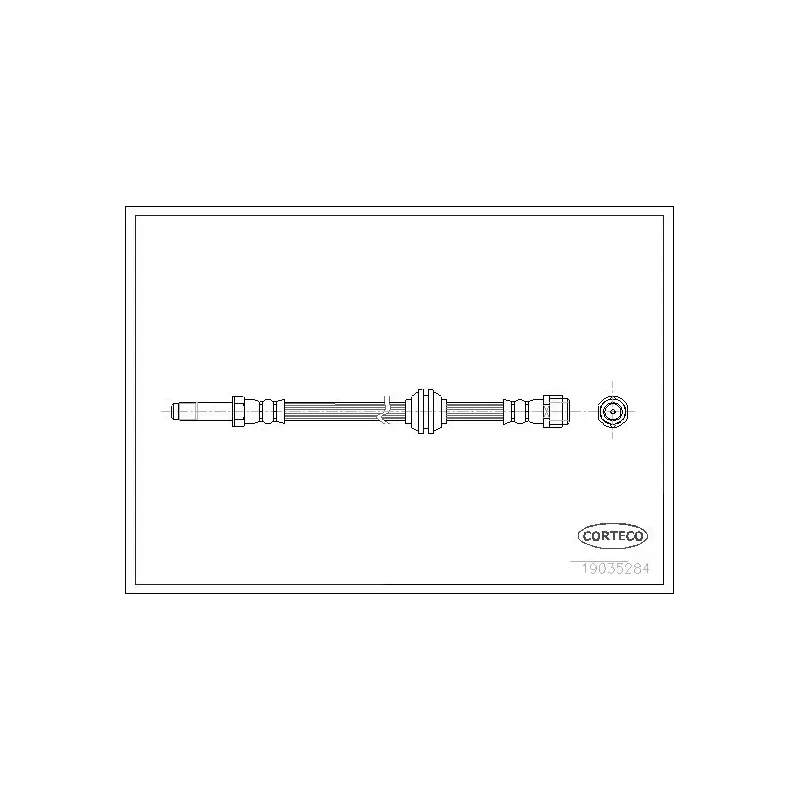 CORTECO 19035284 Tubo flexible de frenos