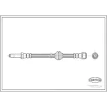 CORTECO 19035284 Tubo flexible de frenos