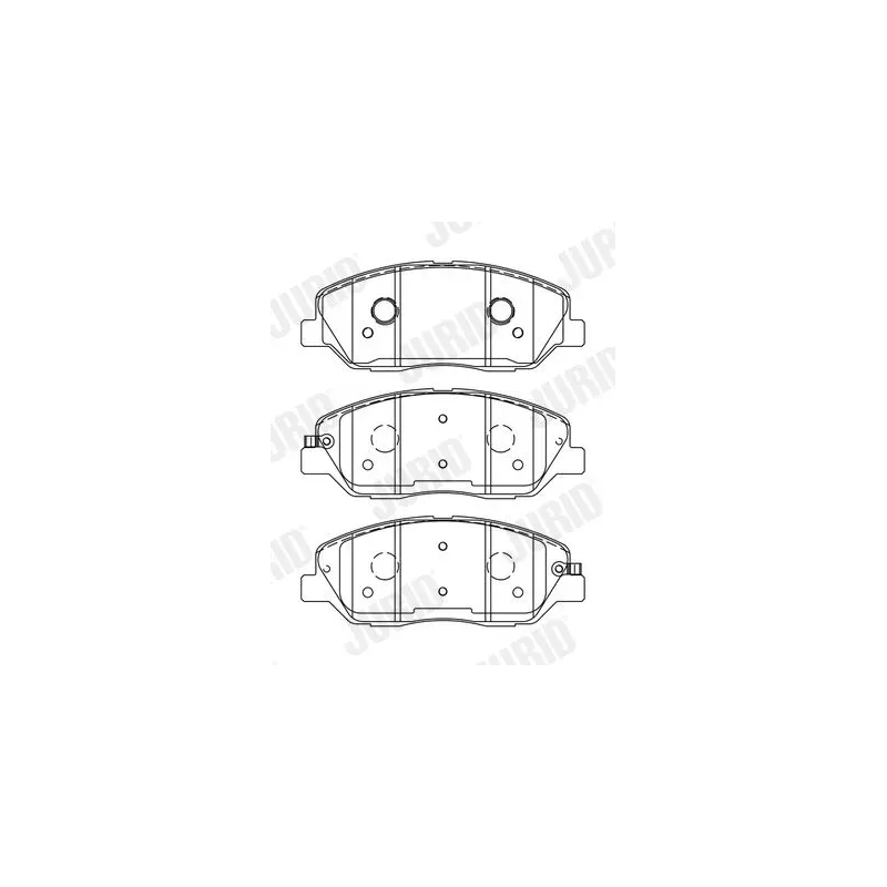 JURID 572607J Juego de pastillas de freno